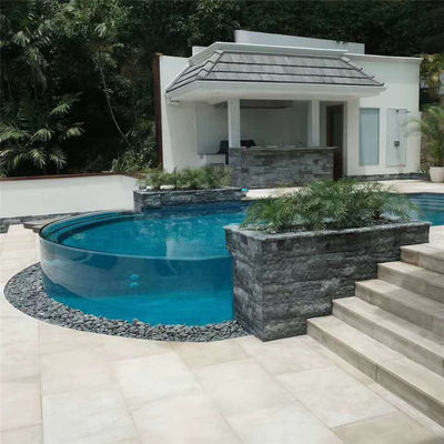 Piscina acrílica de alta transmisión de luz Piscina de cristal de AUPOOL para su proyecto de piscina