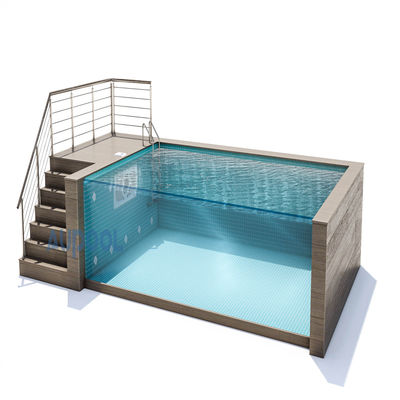 Tecnología patentada Cobertura de piscina de policarbonato de 4 a 5 metros de ancho para piscina familiar
