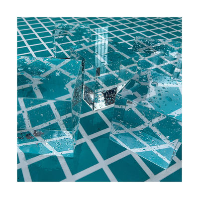 Alta transmisión de luz 93% Acrílico paneles de muestra transparentes para piscina familiar al aire libre