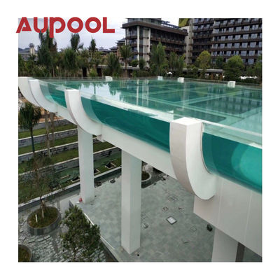 Capa de piscina remota de vidrio acrílico transparente para piscinas subterráneas intermontanas