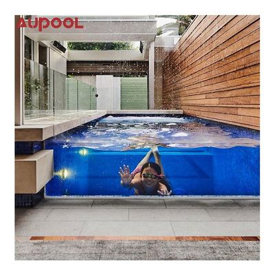 Clorinador de sal y contenedor prefabricado ligero submarino para piscina de acero