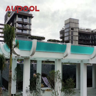 Paneles de hoja acrílica transparente de espesor de 30-950 mm para el diseño de piscinas y acuarios