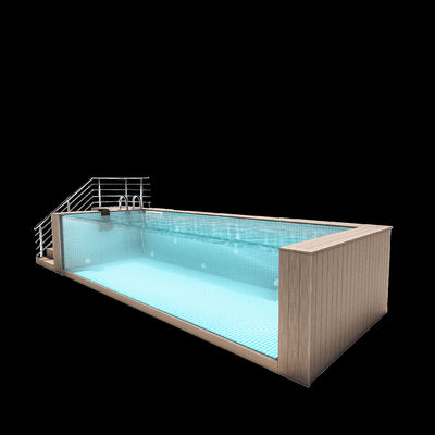 Piscinas de acrílico transparente para gimnasios y otros formatos