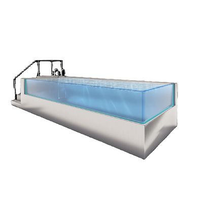 100% virgen PMMA Acrílico Importado Infinito Piscina Contenedor de envío Escuela Lados claros
