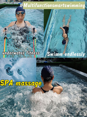100% virgen PMMA Acrílico Importado Infinito Piscina Contenedor de envío Escuela Lados claros