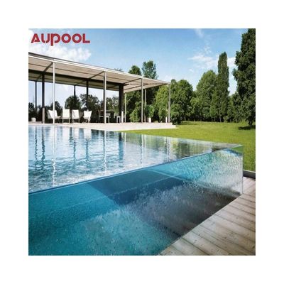 Diversas formas Fibra de vidrio sobre el suelo Piscina acrílica con procesamiento de moldeo