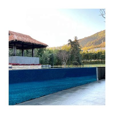 Piscina de infinidad exterior sobre el suelo Fibra de vidrio Lucita Acrílica Densidad 1.2g/cm3