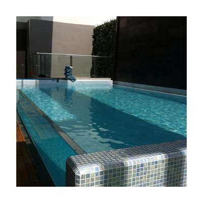 Formación en instalación de ventanas acrílicas de tamaño personalizado para piscinas submarinas residenciales
