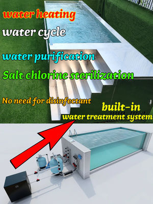 Mejore su experiencia acuática con un contenedor de transporte de acero inoxidable rectangular