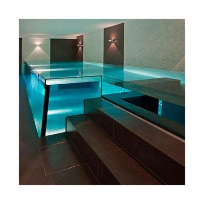 Tamaño personalizado favorable 30-300 mm de espesor Transparente Acrílico Hoja de ventana para piscina