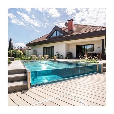 Tamaño personalizado favorable 30-300 mm de espesor Transparente Acrílico Hoja de ventana para piscina