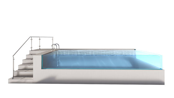 Piscina de gimnasio Piscina sin fin Contenedor de envío Piscina de baño Spa Piscinas Piscina de acero inoxidable