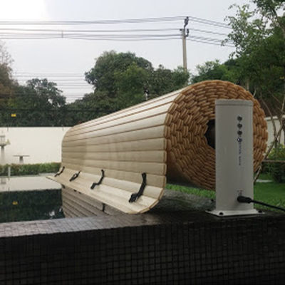 Portada de piscina automática AUPOOL azul transparente OEM con certificaciones CE y motores de 12 V