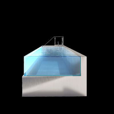 Piscina de gimnasio Piscina sin fin Contenedor de envío Piscina de baño Spa Piscinas Piscina de acero inoxidable