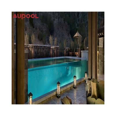 Hoja de vidrio acrílico de 50 mm de espesor transparente para piscina infinita Resistente a la intemperie