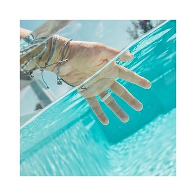 Vidrio de piscina de acrílico superior Función duradera para piscinas infinitas de natación sin fin