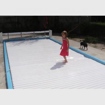 Capa de piscina azul/marfil transparente con certificaciones CE y materiales de OEM