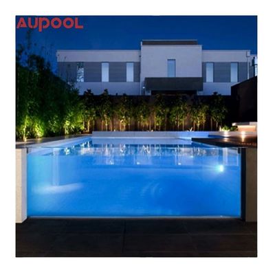 Piscina acrílica de alta transmisión de luz Piscina de cristal de AUPOOL para su proyecto de piscina