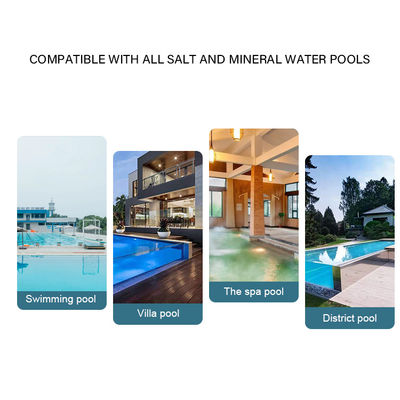 110-265VAC Generador de cloro de sal de la piscina con salida de hipoclorito de sodio del 12,5%