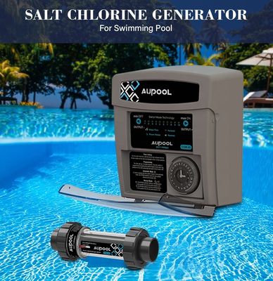 15-45 g de salida de cloro generador de cloro de sal AUPOOL 2 en 1 para la piscina pública