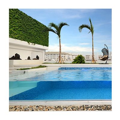 Paneles acrílicos de plexiglás para cercas de piscinas resistentes a la presión