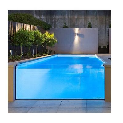 Plexiglás transparente con una piscina de vidrio acrílico de 50 mm de altura