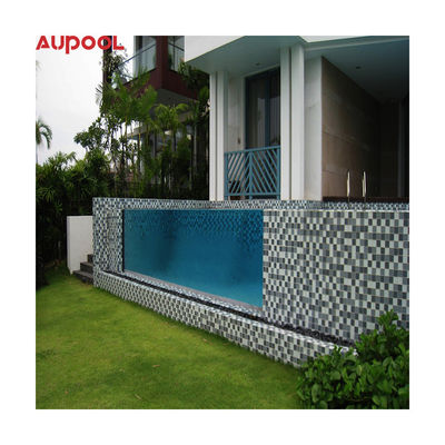 Excelente hoja de acrílico fundido resistente a la intemperie para piscina prefabricada grande