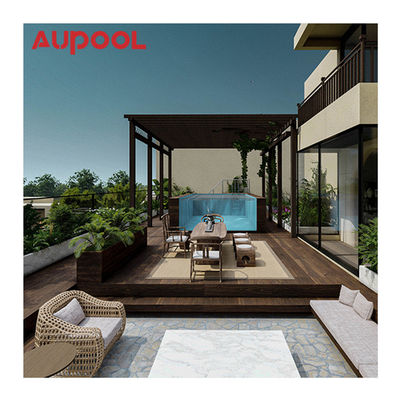 Vidrio acrílico grueso para piscinas en el suelo Disfrute de una vista clara de su piscina