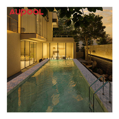 Piscina de hoja de acrílico transparente en color transparente personalizada para tamaños grandes