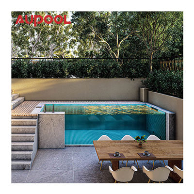 Piscina de hoja de acrílico transparente en color transparente personalizada para tamaños grandes