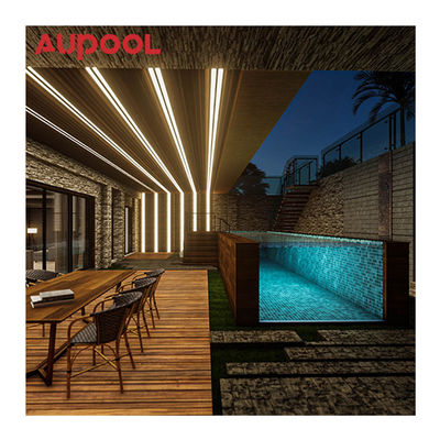 Piscina de hoja de acrílico transparente en color transparente personalizada para tamaños grandes