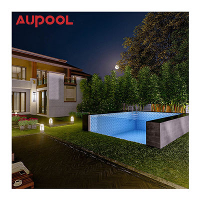 Pared de piscina acrílica de 100 mm de grosor con tecnología de polimerización termostática seca