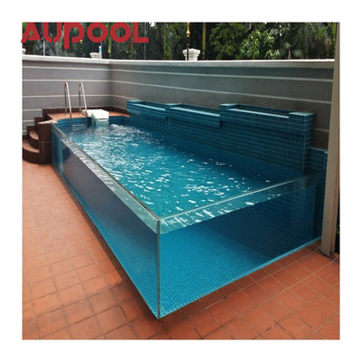 Concha de piscina de fibra de vidrio acrílica para Intex Piscina interior exterior