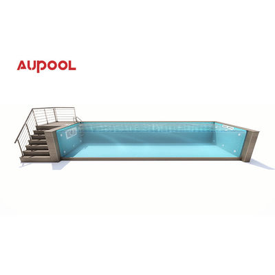 Agua limpia mente limpia prefab 20Ft 40Ft Contenedor de envío Piscina con corte