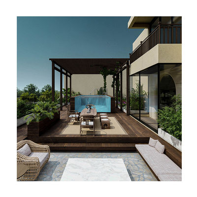 Agua limpia mente limpia prefab 20Ft 40Ft Contenedor de envío Piscina con corte