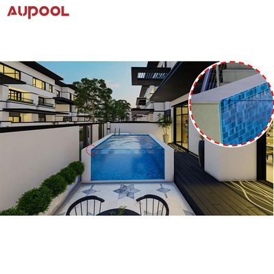 Piscina transparente hecha de material 100% puro para hoteles, escuelas y gimnasios