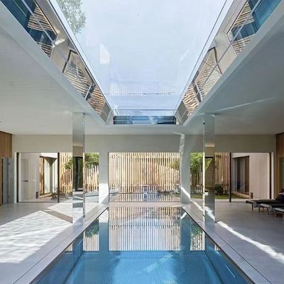 Piscina de contenedores de acrílico exterior con ventana de acrílico de 30 mm a 950 mm de espesor