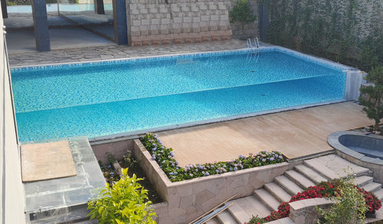 Villa Piscina Paneles de pared de plexiglás Muestra Piscinas pequeñas de fibra de vidrio