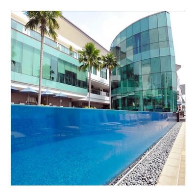 Villa Piscina Paneles de pared de plexiglás Muestra Piscinas pequeñas de fibra de vidrio