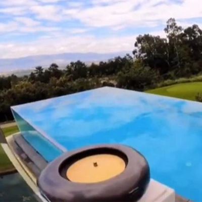 Villa Piscina Paneles de pared de plexiglás Muestra Piscinas pequeñas de fibra de vidrio