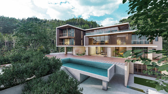 24m3 Capacidad de agua de la piscina Panel transparente de plástico acrílico para la ventana de la piscina