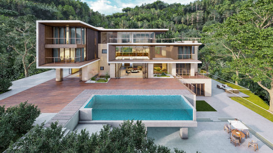 24m3 Capacidad de agua de la piscina Panel transparente de plástico acrílico para la ventana de la piscina