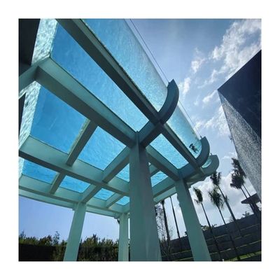 Fácil de instalar AUPOOL 50 mm de espesor transparente de acrílico de vidrio para la piscina de tamaño personalizado