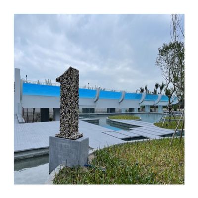 Fácil de instalar AUPOOL 50 mm de espesor transparente de acrílico de vidrio para la piscina de tamaño personalizado