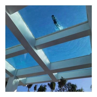 Demandas del cliente Jardín de la fiesta de agua piscina acrílica para la bomba de aire piscina infinita
