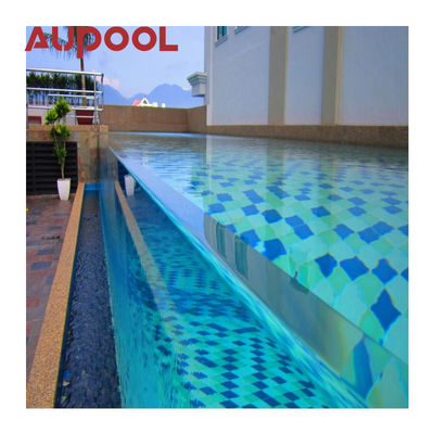 Capa de piscina remota de vidrio acrílico transparente para piscinas subterráneas intermontanas