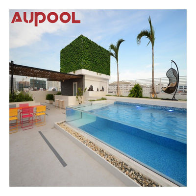 Capa de piscina remota de vidrio acrílico transparente para piscinas subterráneas intermontanas