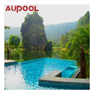 Capa de piscina remota de vidrio acrílico transparente para piscinas subterráneas intermontanas