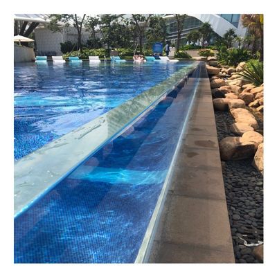 Villa de piscina portátil con materiales PMMA y excelente resistencia al clima