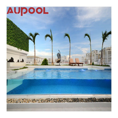 Hoja de acrílico de color claro Spa de natación Jacuzzi Piscinas infinitas para piscina de contenedores al aire libre